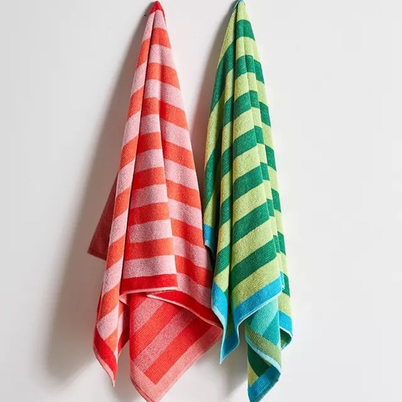 Urban Outfitters Bath Nwt Urban Outfitters Uo Super Stripe Towels